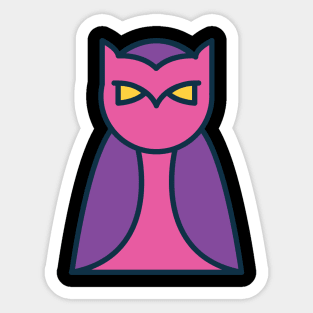 Suspicious Owl Sticker